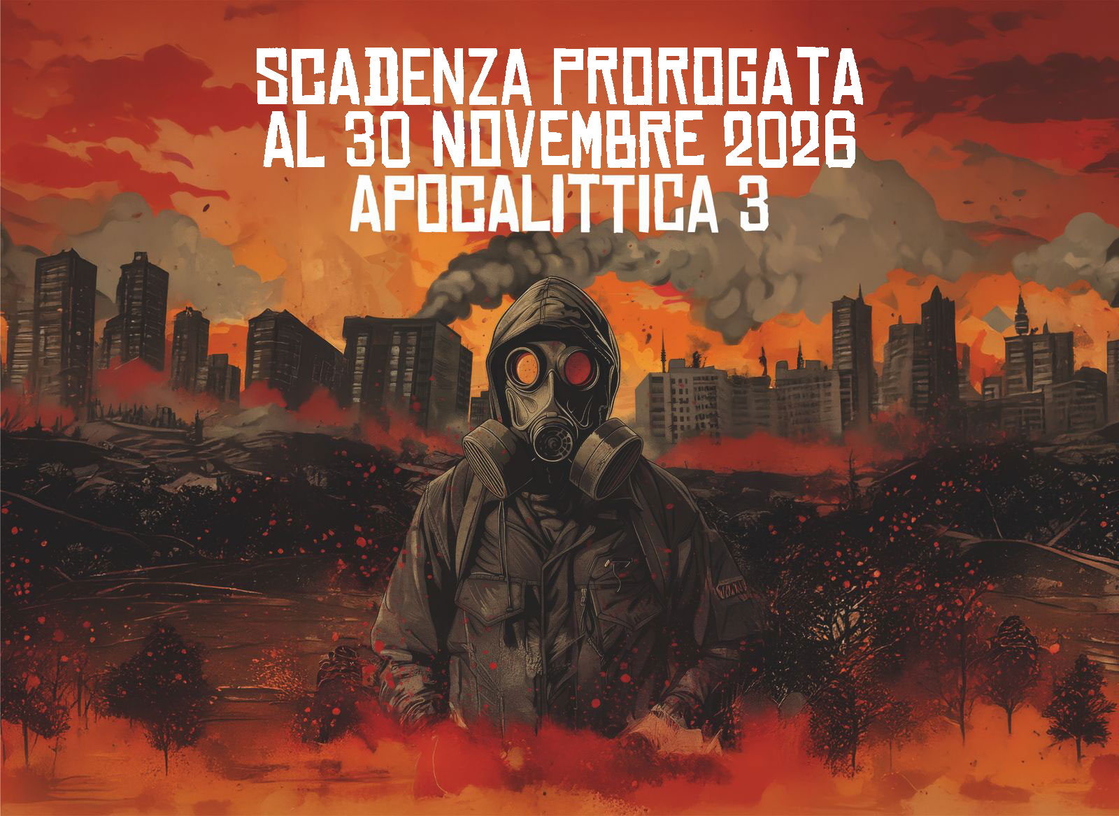 APOCALITTICA 3: prorogata al 30 novembre la scadenza del concorso letterario